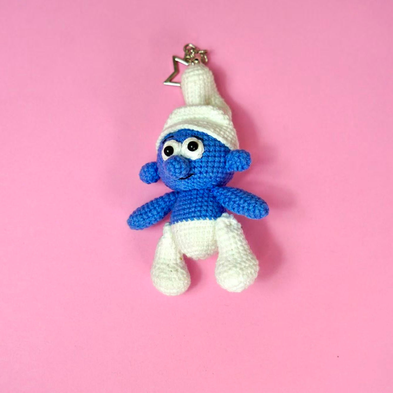 Crochet Smurf Style Charm
