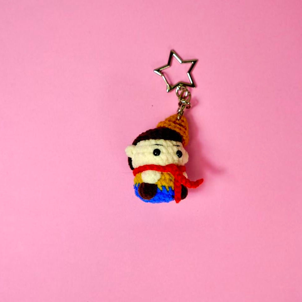 Crochet Chibi Sheriff Woody Style Charm