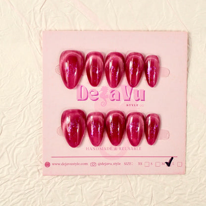 523 Rose Quartz Shimmer Nails