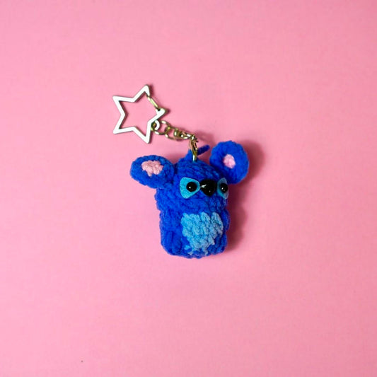 Handmade Crochet Stitch Plush Keychain