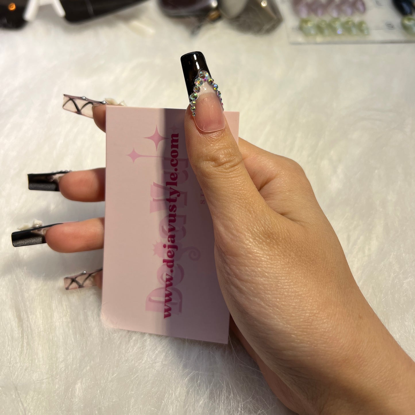 254 Emerald Ombre Nails