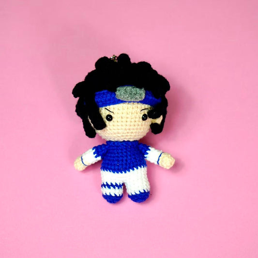 Crochet Anime Sasuke Uchiha Style Charm