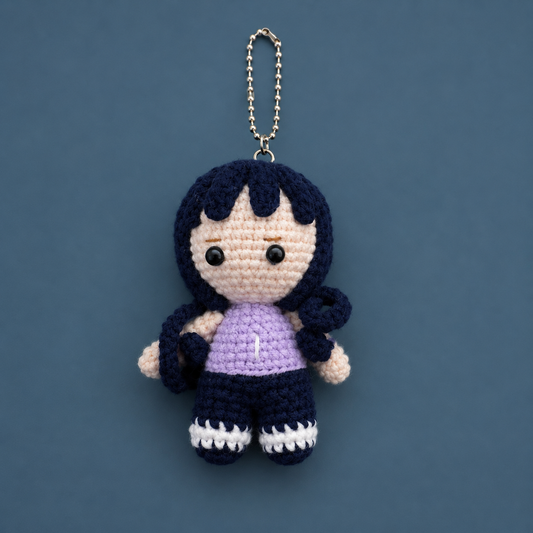 Hinata Crochet Keychain