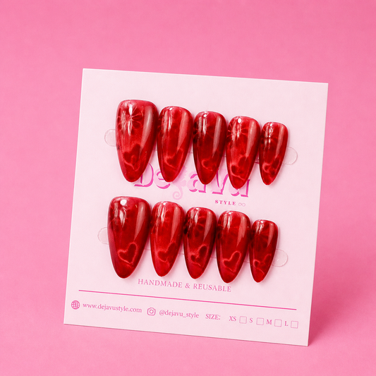 510 Crimson Bloom Nails