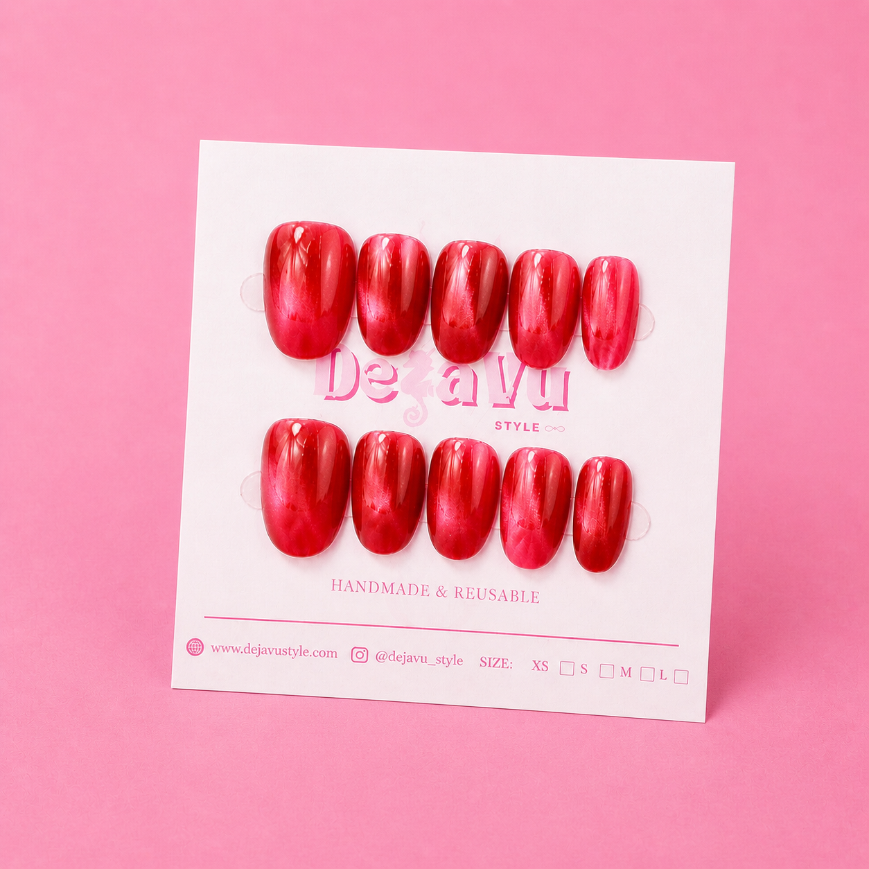 522 Radiant Ruby Nails