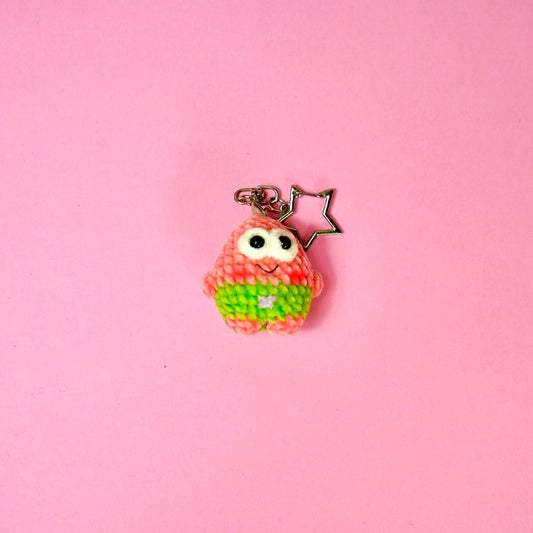 Crochet Patrick Star Inspired Charm