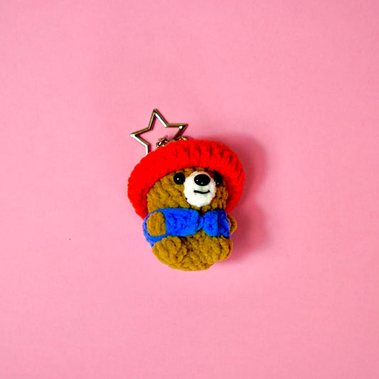 Crochet Paddington Bear Charm