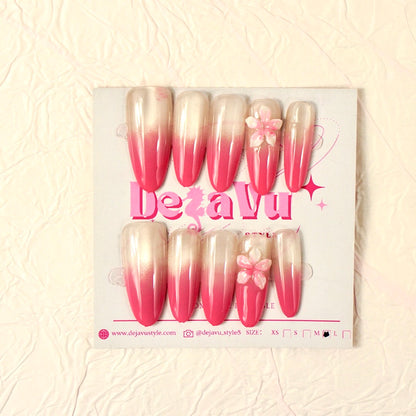 536 Pink Nectar Gradient Nails