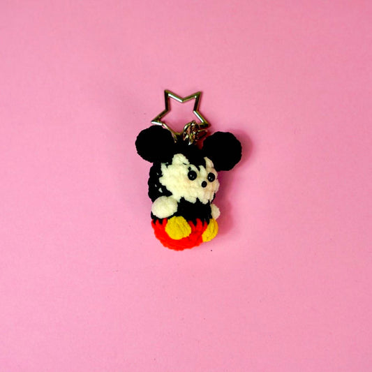 Crochet Chibi Mickey Mouse Style Charm