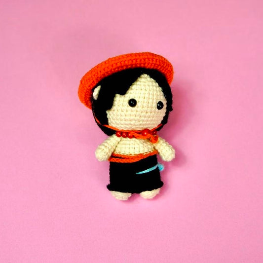 Crochet One Piece Ace Style Charm