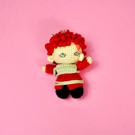 Crochet Anime Gaara of the Sand Style Charm