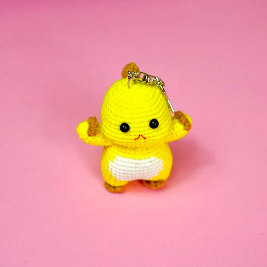 Crochet Milk Dragon (Nailong) Style Charm