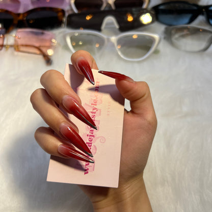 126 Bloody Rose Nails