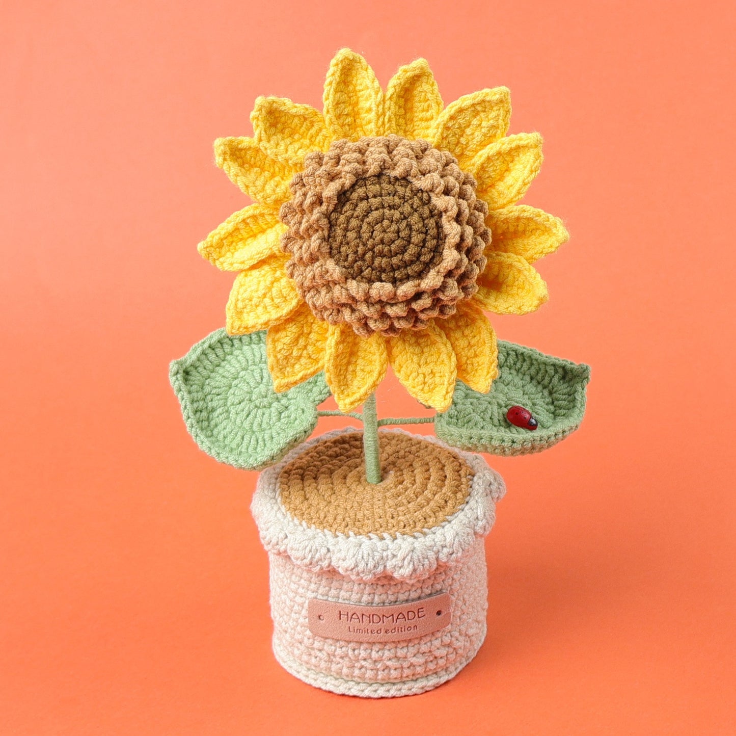 Crochet Sunflower Potted Plant