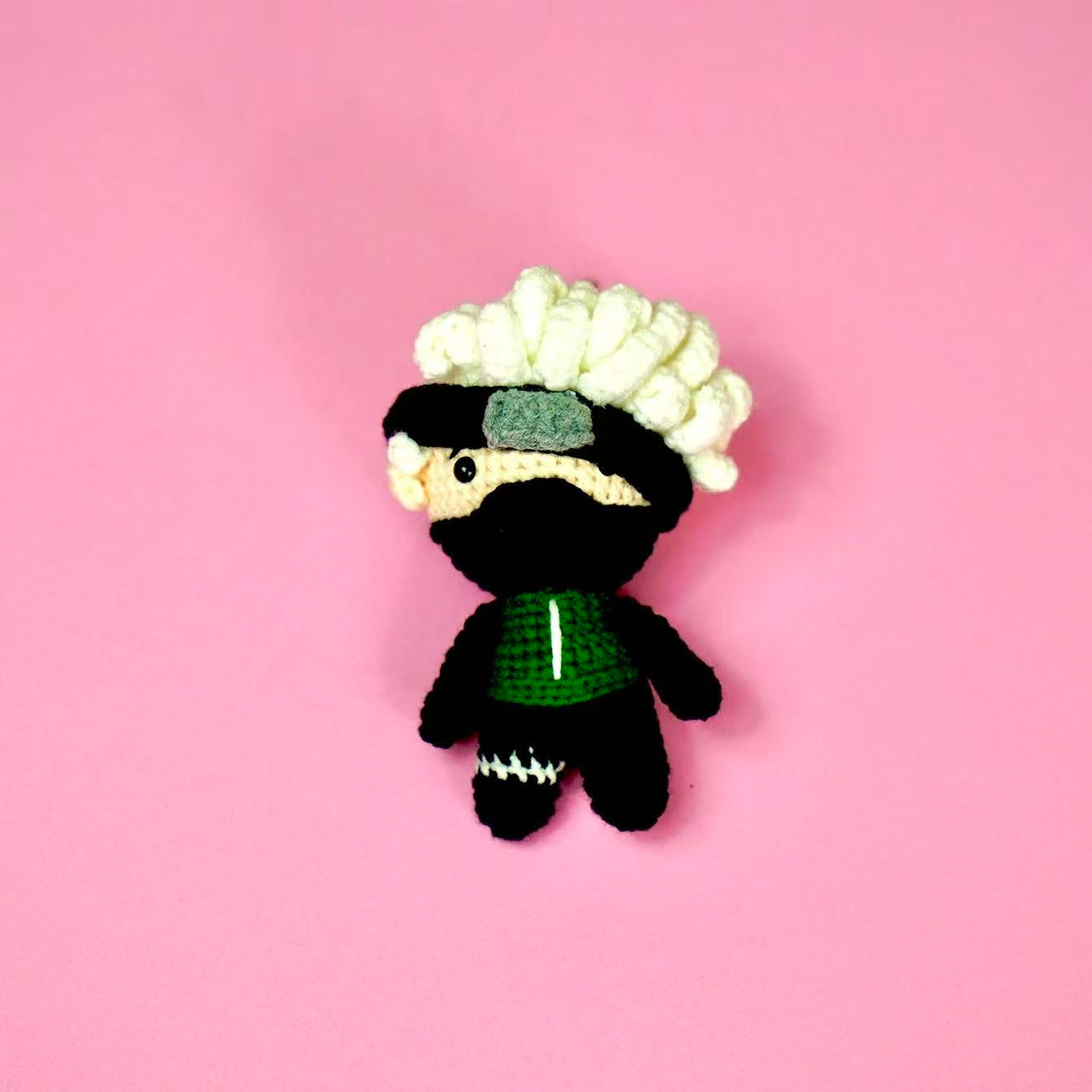 Crochet Anime Kakashi Hatake Style Charm