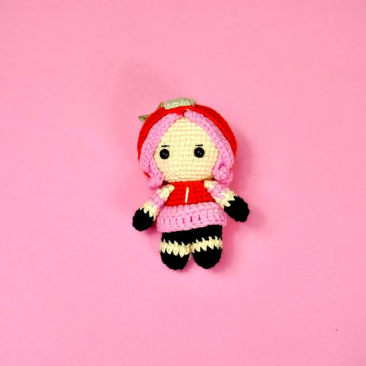Crochet Anime Ninja Sakura Style Charm
