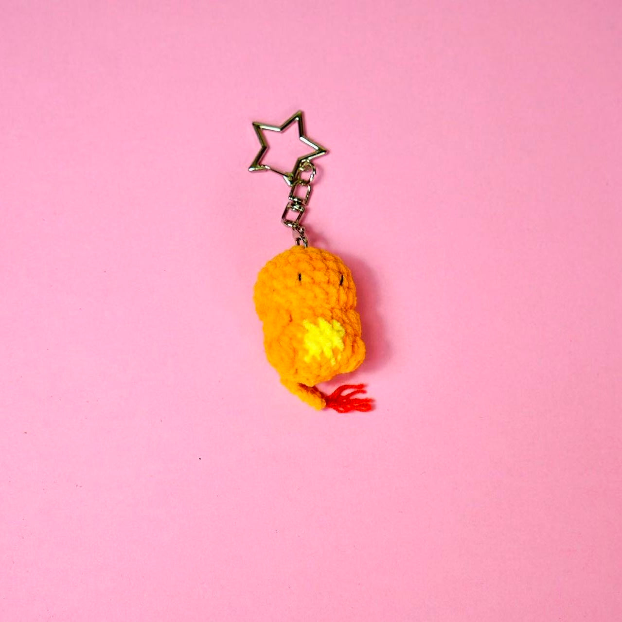Crochet Chibi Charmander Style Charm