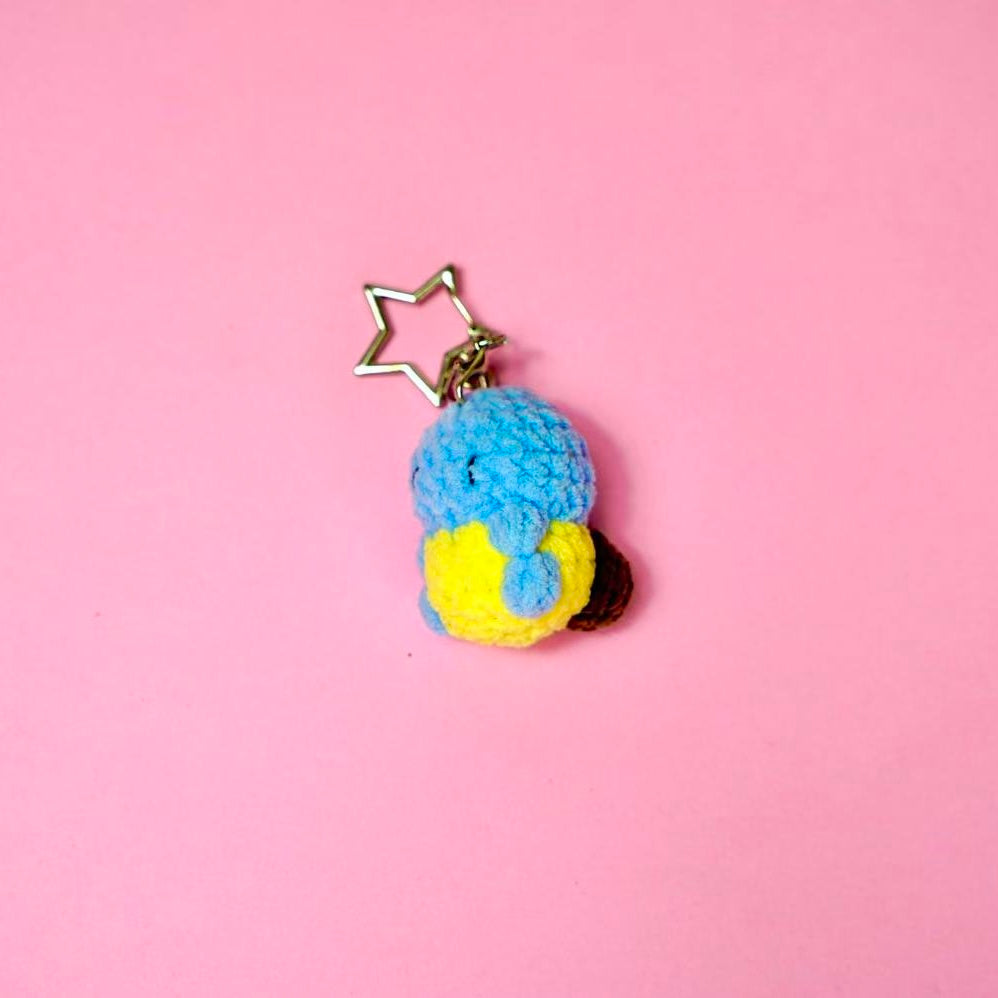 Crochet Chibi Squirtle Style Charm