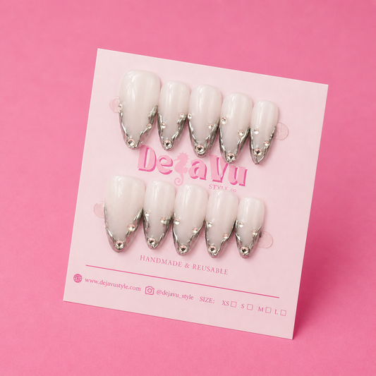 518 Silver Contour Nails