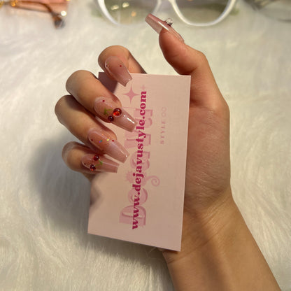 223 Red Cherry Nails