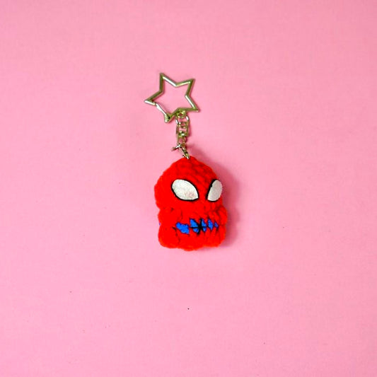 Crochet Chibi Spider-Man Style Charm