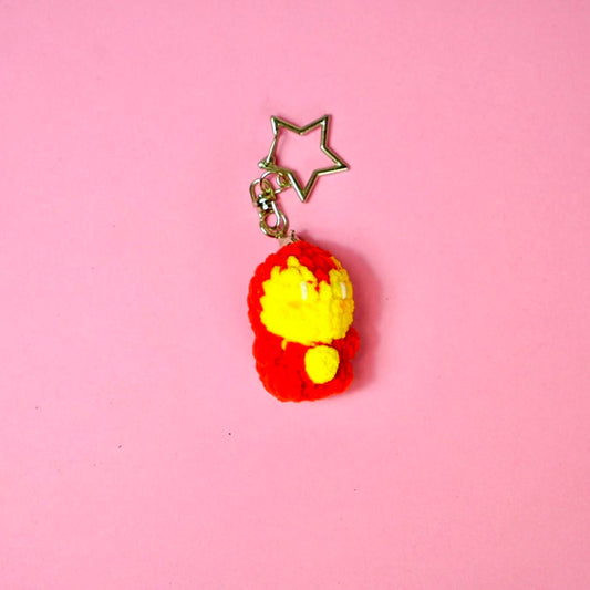 Crochet Chibi Iron Man Style Charm
