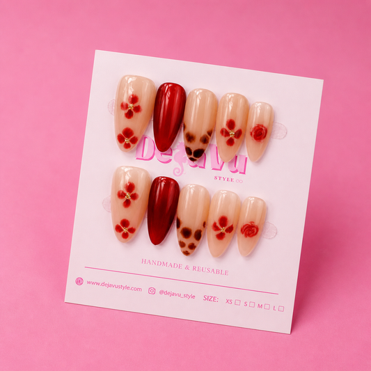 515 Ruby Petal Nails