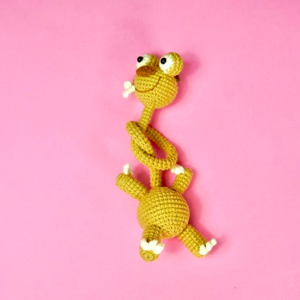 Crochet Funny Long-Neck Sloth Charm