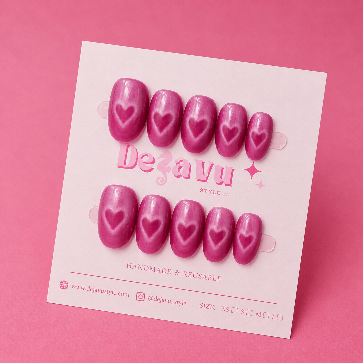 508 Heartbeat Glow Nails