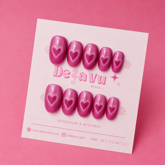 508 Heartbeat Glow Nails