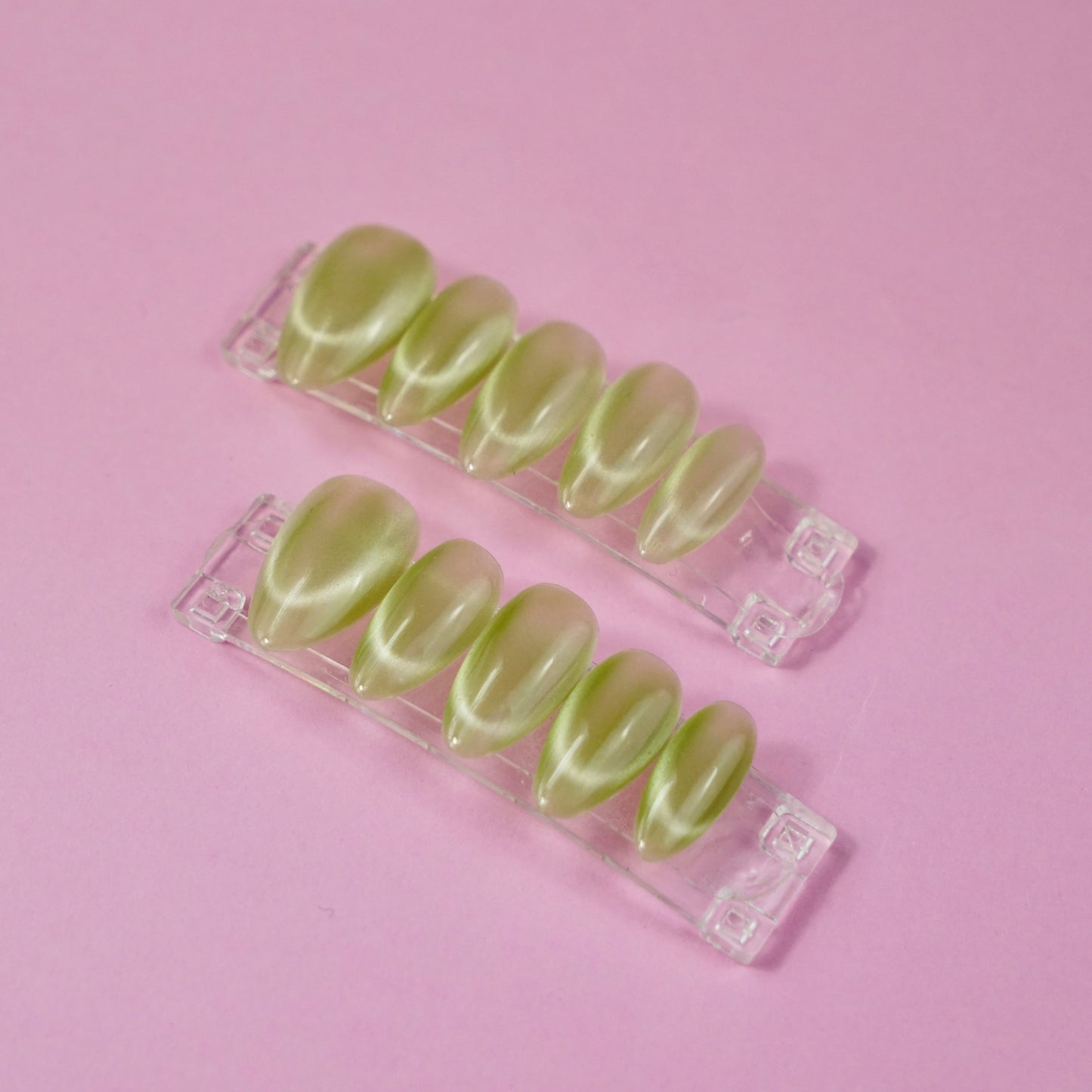 263 Dark green Sparkle Nails