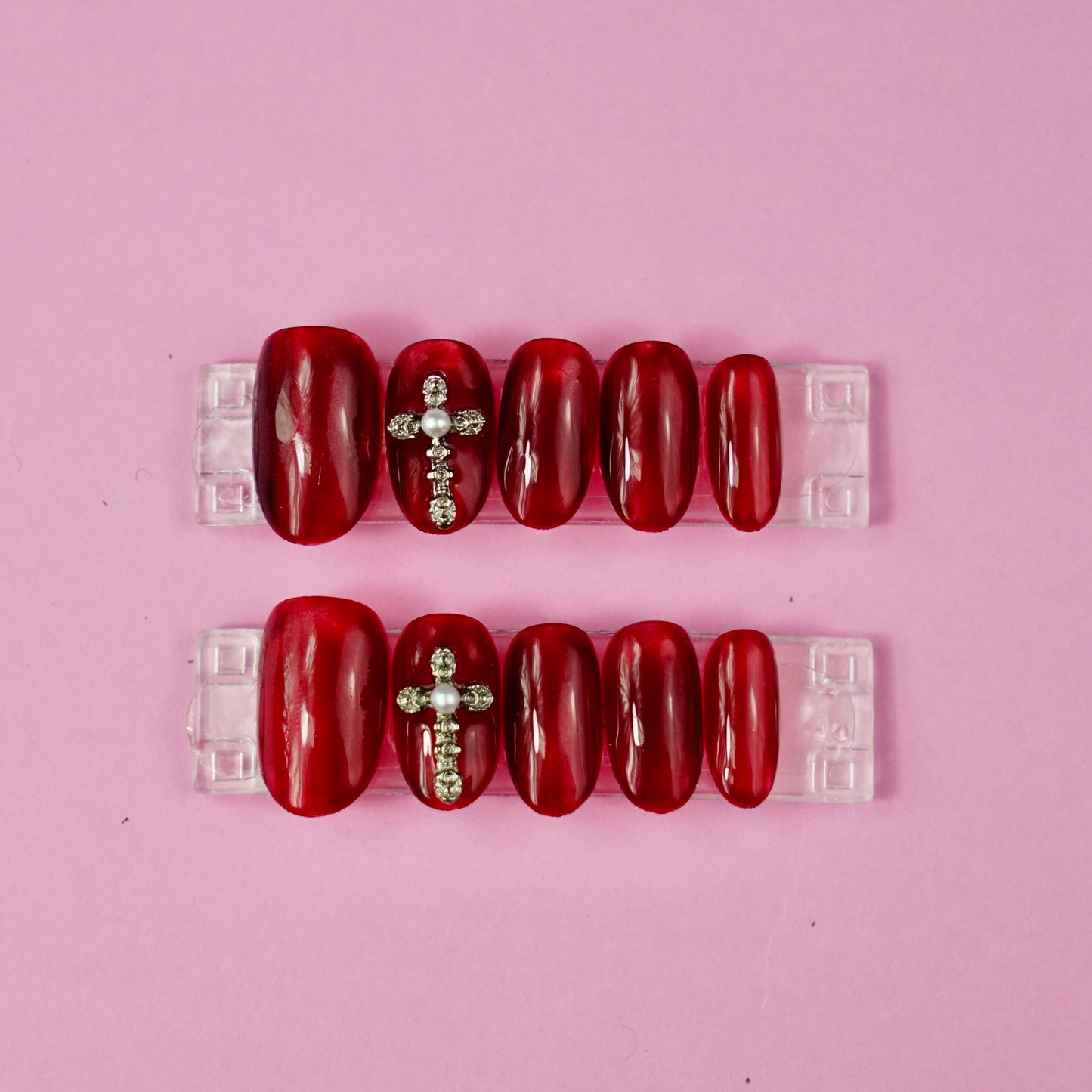 251 Cinnabar Aura Nails