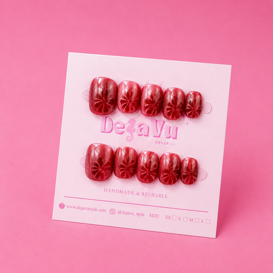 513 Ruby Bloom Nails