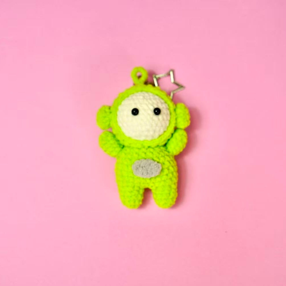 Crochet Teletubbies Dipsy Style Charm