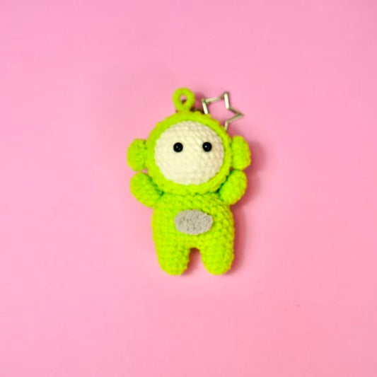 Crochet Teletubbies Dipsy Style Charm