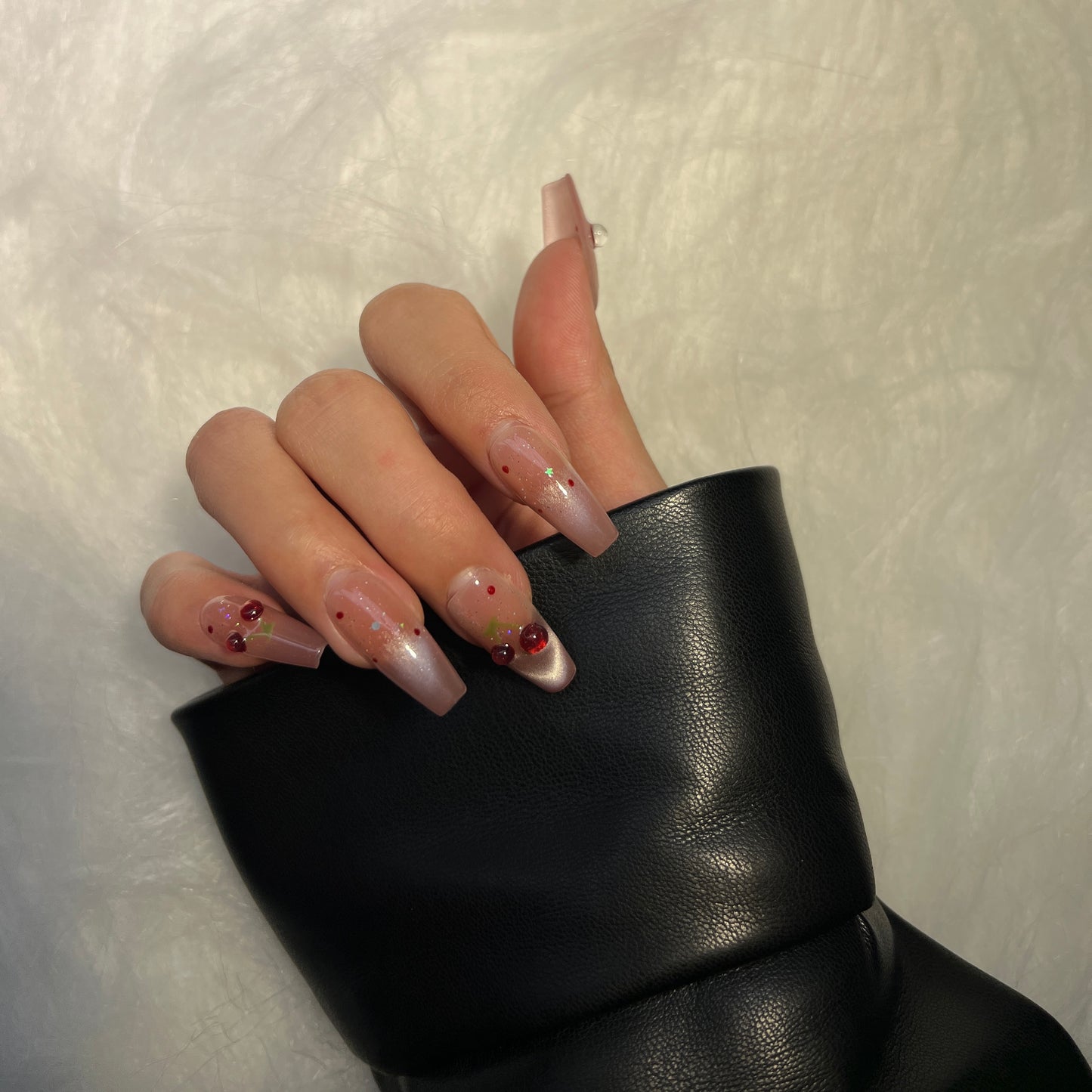 223 Red Cherry Nails