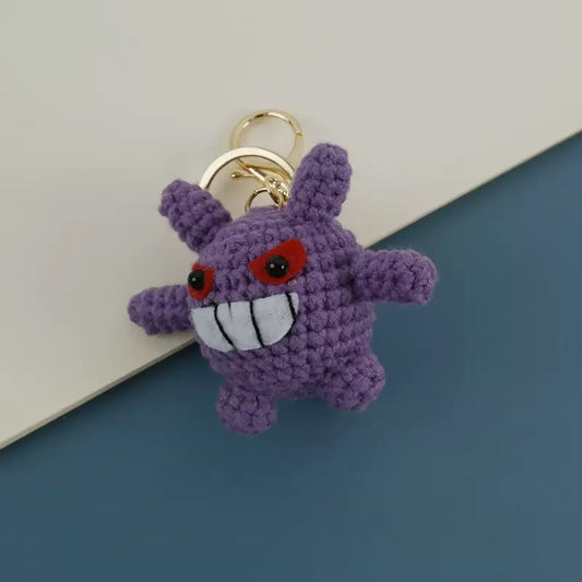 Crochet Gengar Keychain