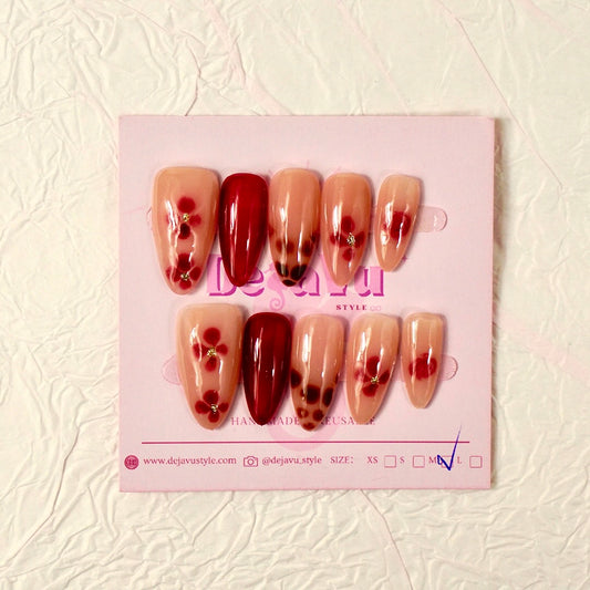 515 Ruby Petal Nails