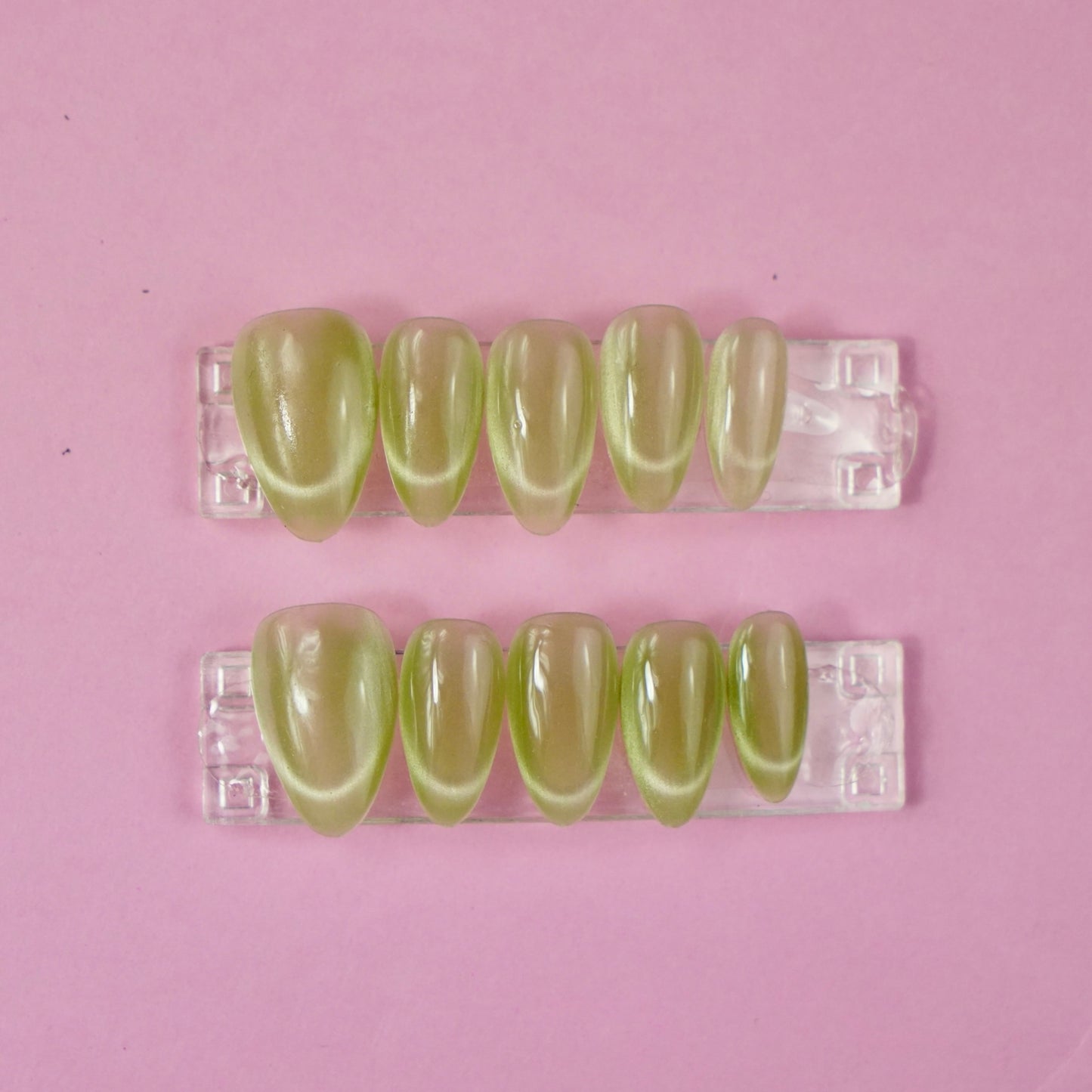 263 Dark green Sparkle Nails