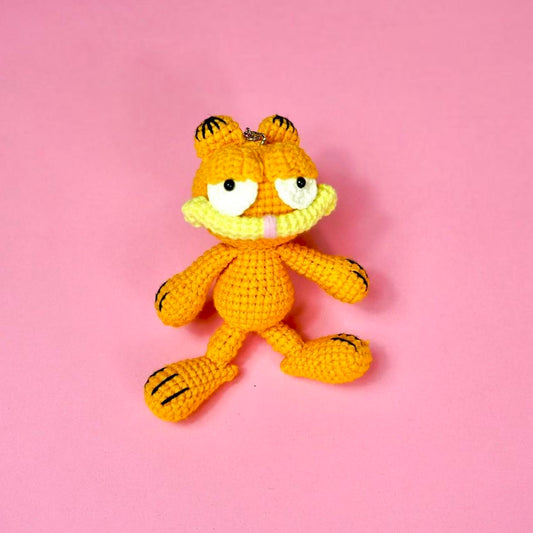 Crochet Garfield Style Charm