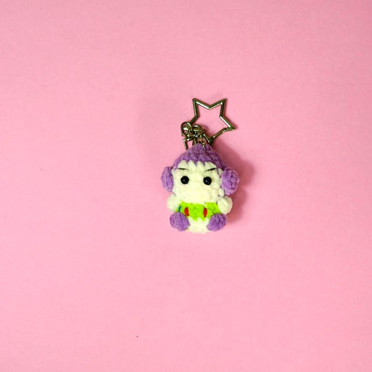 Handmade Crochet Buzz Lightyear Inspired Keychain