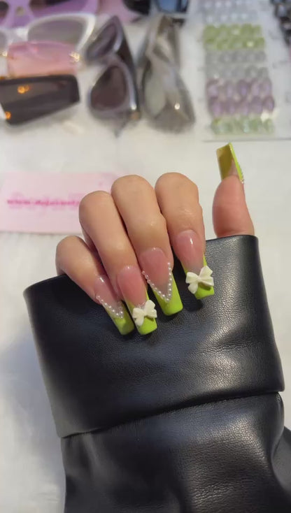 98 Avocado Green Nails