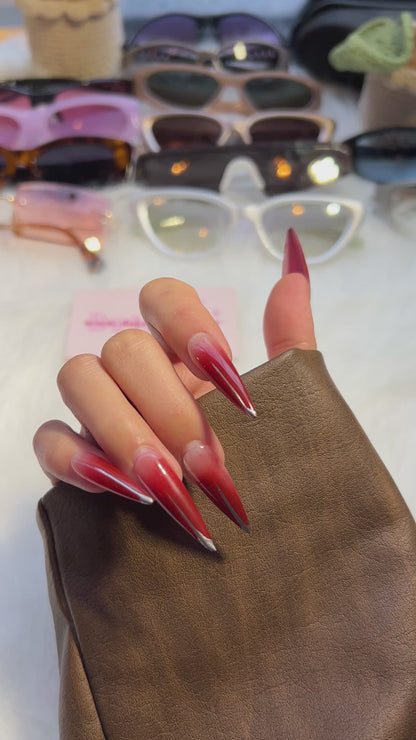 126 Bloody Rose Nails